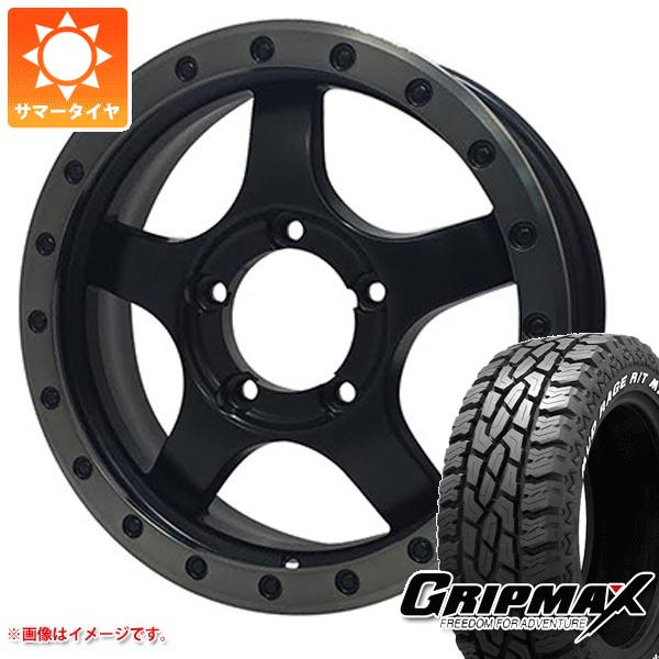 【タイヤ交換対象】5本セット ジムニー用 サマータイヤ グリップマックス マッドレイジ R/T MAX LT185/85R16 105/103Q ホワイトレター オフビート バウンティコレクション BDX05 5.5-16 タイヤホイール5本セット