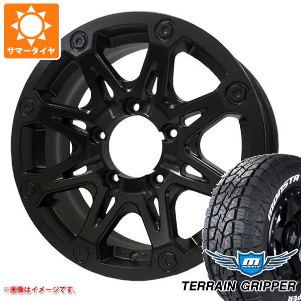 【タイヤ交換対象】5本セット ジムニー用 サマータイヤ モンスタ テレーングリッパー 175/80R16 91S ホワイトレター オフビート バウンティコレクション BDX08 5.5-16 タイヤホイール5本セット