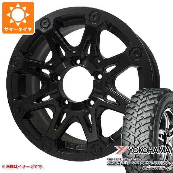 【タイヤ交換対象】ジムニー用 サマータイヤ ヨコハマ ジオランダー M/T+ G001J 195R16C 104/102Q オフビート バウンティコレクション BDX08 5.5-16 タイヤホイール4本セット