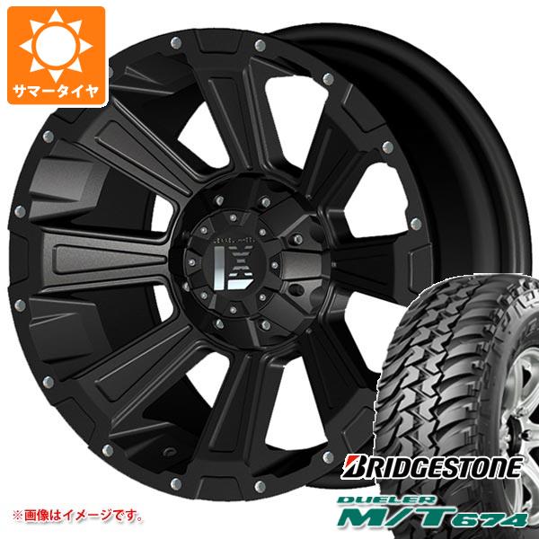 【タイヤ交換対象】RAV4 50系用 サマータイヤ ブリヂストン デューラー M/T674 LT225/75R16 110/107Q アウトラインホワイトレター オフビート レクセル オフロードスタイル デスロック 7.0-16 タイヤホイール4本セット