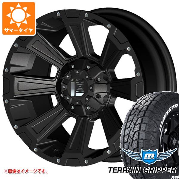 サマータイヤ 265/65R17 116T XL モンスタ テレーングリッパー ホワイトレター オフビート レクセル オフロードスタイル デスロック 8.5-17 タイヤホイール4本セット