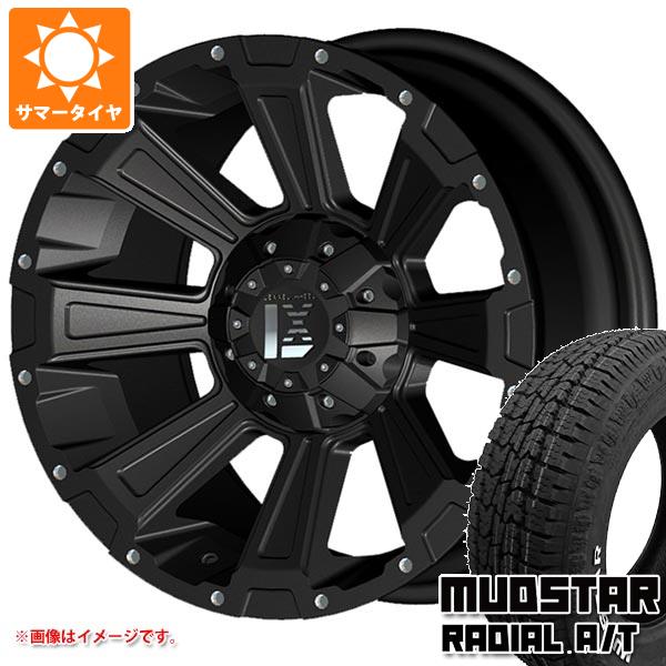 【タイヤ交換対象】T31エクストレイル用 サマータイヤ マッドスター ラジアル A/T 215/65R16C 109/107L ホワイトレター オフビート レクセル オフロードスタイル デスロック 7.0-16 タイヤホイール4本セット