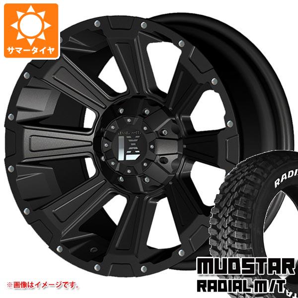 【タイヤ交換対象】エクリプスクロス GK系用 サマータイヤ マッドスター ラジアル M/T 225/70R16 103S ホワイトレター オフビート レクセル オフロードスタイル デスロック 7.0-16 タイヤホイール4本セット