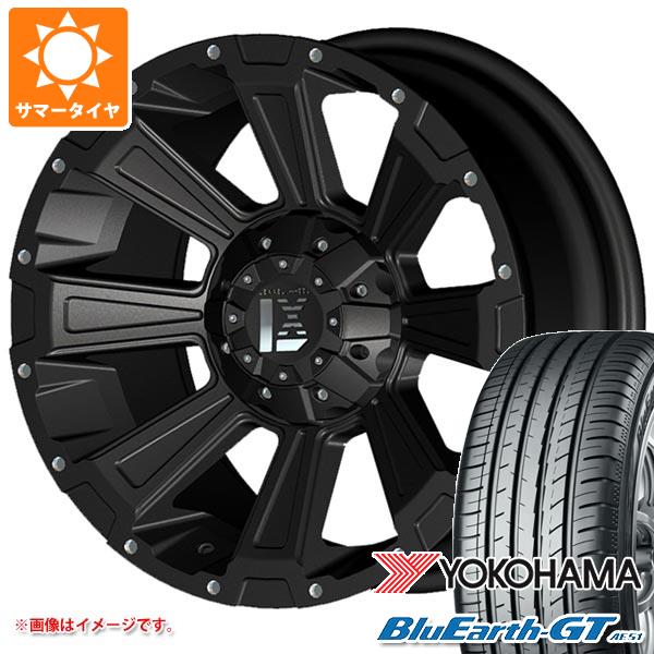 【タイヤ交換対象】T31エクストレイル用 サマータイヤ ヨコハマ ブルーアースGT AE51 215/65R16 98H オフビート レクセル オフロードスタイル デスロック 7.0-16 タイヤホイール4本セット