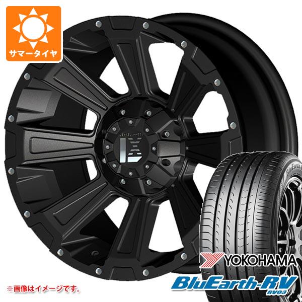 【タイヤ交換対象】T31エクストレイル用 2024年製 サマータイヤ ヨコハマ ブルーアースRV RV03 215/65R16 98H オフビート レクセル オフロードスタイル デスロック 7.0-16 タイヤホイール4本セット