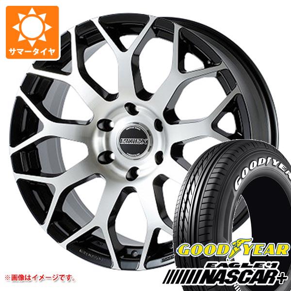 【タイヤ交換対象】ハイエース 200系用 2026年製 サマータイヤ グッドイヤー イーグル ＃1 ナスカープラス 215/60R17C 109/107R ホワイトレター エセックス EM 7.0-17 タイヤホイール4本セット