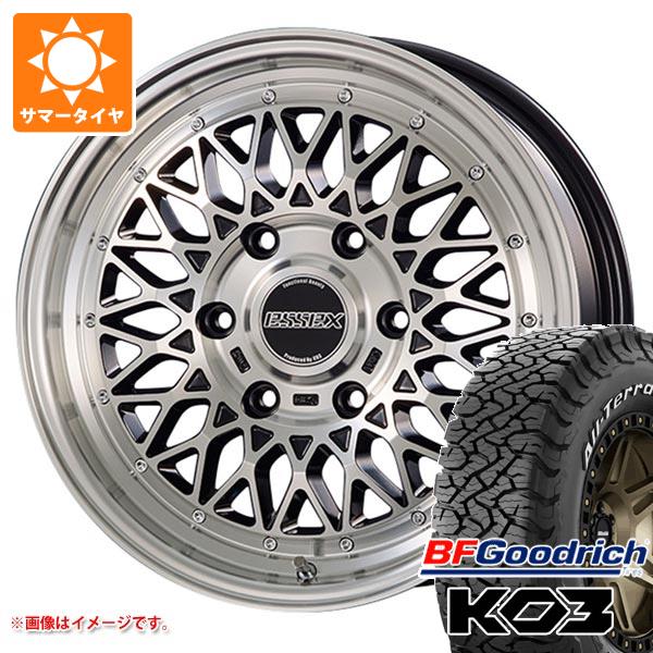【タイヤ交換対象】ハイエース 200系用 2026年製 サマータイヤ BFグッドリッチ オールテレーンT/A KO3 LT215/70R16 100/97S ホワイトレター エセックス ENCM 6.5-16 タイヤホイール4本セット
