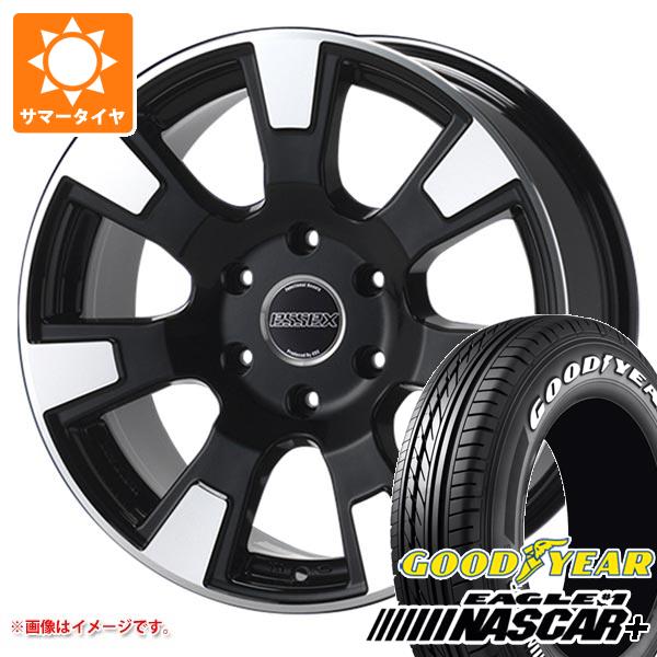 【タイヤ交換対象】ハイエース 200系用 2026年製 サマータイヤ グッドイヤー イーグル ＃1 ナスカープラス 215/65R16C 109/107R ホワイトレター エセックス ES 7.0-16 タイヤホイール4本セット