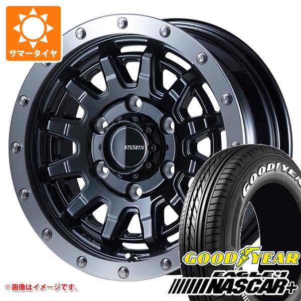 【タイヤ交換対象】ハイエース 200系用 2026年製 サマータイヤ グッドイヤー イーグル ＃1 ナスカープラス 215/65R16C 109/107R ホワイトレター エセックス EX-16 6.5-16 タイヤホイール4本セット