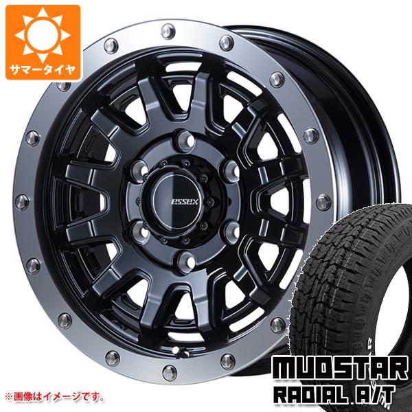 【タイヤ交換対象】ハイエース 200系用 サマータイヤ マッドスター ラジアル A/T 215/65R16C 109/107L ホワイトレター エセックス EX-16 6.5-16 タイヤホイール4本セット