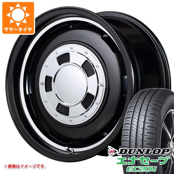 【タイヤ交換対象】エブリイバン DA17V用 サマータイヤ ダンロップ エナセーブ EC204 165/65R14 79S ガルシア シスコ 4.5-14 タイヤホイール4本セット