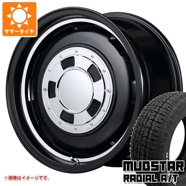 【タイヤ交換対象】キャリイ DA16T用 サマータイヤ マッドスター ラジアル A/T 165/65R14 79S ホワイトレター ガルシア シスコ 4.5-14 タイヤホイール4本セット