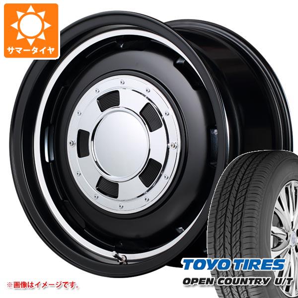 ハイエース 200系専用 サマータイヤ トーヨー オープンカントリー U/T 215/70R16 100H ガルシア シスコ 6.5-16 タイヤホイール4本セット