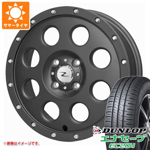 【タイヤ交換対象】キャリイ DA16T用 サマータイヤ ダンロップ エナセーブ EC204 165/65R15 81S ソリッドレーシング アイメタル X 4.5-15 タイヤホイール4本セット