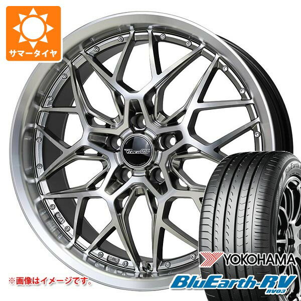 【タイヤ交換対象】サマータイヤ 245/40R19 98W XL ヨコハマ ブルーアースRV RV03 プレシャス アスト M5 8.0-19 タイヤホイール4本セット