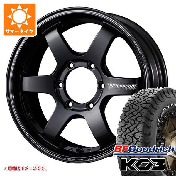 【タイヤ交換対象】サマータイヤ 265/65R18 117/114S BFグッドリッチ オールテレーンT/A KO3 ホワイトレター レイズ ボルクレーシング TE37SB 8.5-18 タイヤホイール4本セット