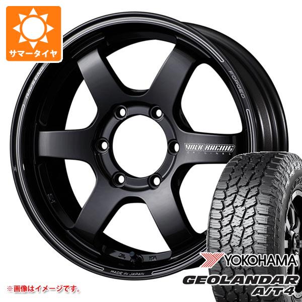 トヨタ ハイラックス 120系用 サマータイヤ ヨコハマ ジオランダー A/T4 G018 LT265/60R18 119/116S ブラックレター レイズ ボルクレーシング TE37SB 8.5-18 タイヤホイール4本セット