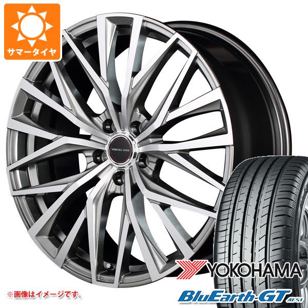 【タイヤ交換対象】サマータイヤ 235/40R19 96W XL ヨコハマ ブルーアースGT AE51 ヴァーテックワン アルバトロス 8.0-19 タイヤホイール4本セット