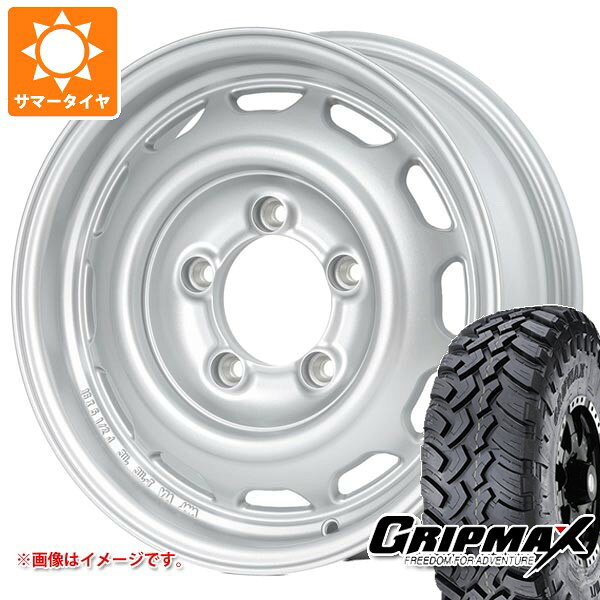 【タイヤ交換対象】スズキ ジムニーシエラ JB74W用 サマータイヤ グリップマックス マッドレイジ M/T 195/80R15 96Q ホワイトレター アピオ ワイルドボア ベンチュラ 6.0-15 タイヤホイール4本セット