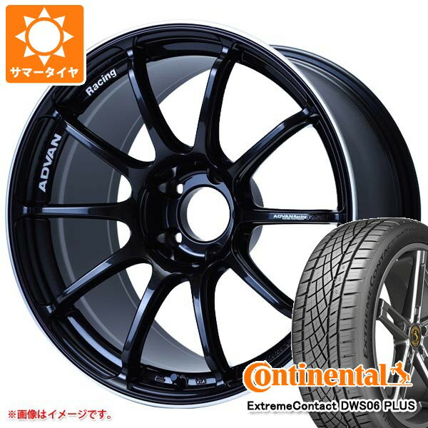 【タイヤ交換対象】2025年製 サマータイヤ 215/45R18 93Y XL コンチネンタル エクストリームコンタクト DWS06 プラス アドバンレーシング RS3 7.5-18 タイヤホイール4本セット