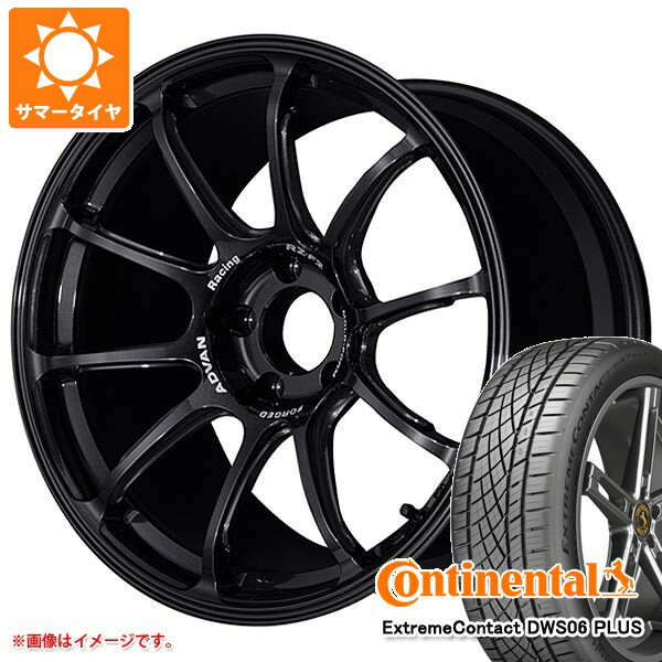 【タイヤ交換対象】サマータイヤ 215/40R18 89Y XL コンチネンタル エクストリームコンタクト DWS06 プラス アドバンレーシング RZ-F2 7.5-18 タイヤホイール4本セット