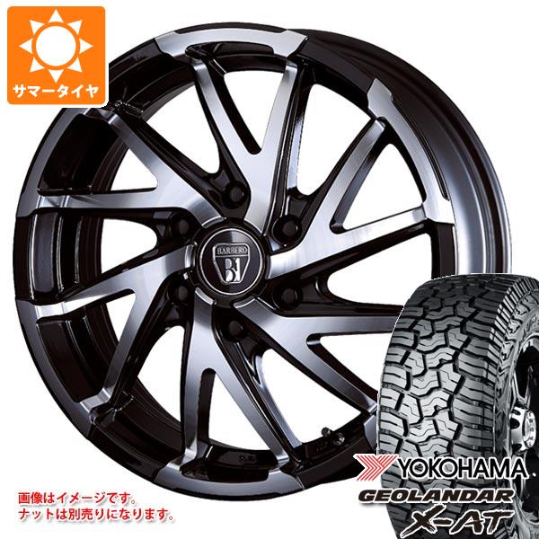 【タイヤ交換対象】ハイエース 200系用 サマータイヤ ヨコハマ ジオランダー X-AT G016 LT215/70R16 100/97Q ブラックレター クリムソン バルベロ ダイナミックツイスト 6.5-16 タイヤホイール4本セット