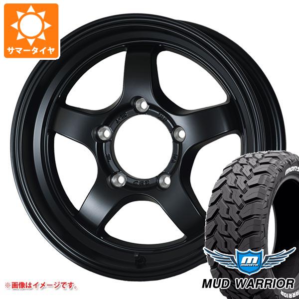 【タイヤ交換対象】5本セット ジムニーシエラ JB74W用 サマータイヤ モンスタ マッドウォーリアー LT235/70R16 104/101Q ホワイトレター ドゥオール CST ゼロワンハイパー S 6.0-16 タイヤホイール5本セット