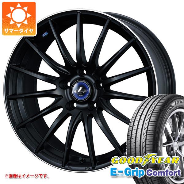 Rakuten - 【タイヤ交換対象】サマータイヤ 215/40R18 89W XL グッドイヤー エフィシエントグリップコンフォート レオニス ナヴィア 05 7.0-18 タイヤホイール4本セット