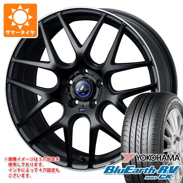 【タイヤ交換対象】2026年製 サマータイヤ 165/55R15 75V ヨコハマ ブルーアースRV RV03CK レオニス ナヴィア 06 4.5-15 タイヤホイール4本セット