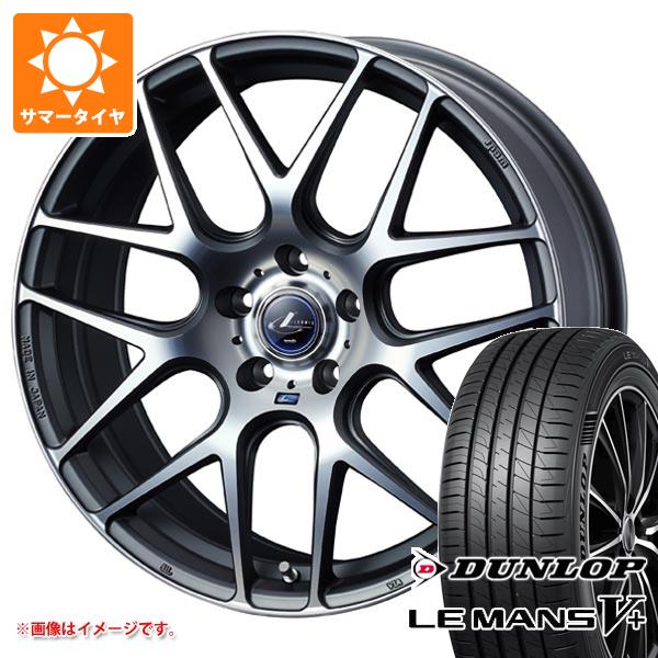 Rakuten - 【タイヤ交換対象】サマータイヤ 225/45R18 95W XL ダンロップ ルマン5 LM5+ レオニス ナヴィア 06 7.0-18 タイヤホイール4本セット