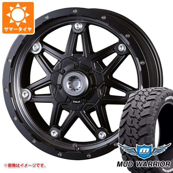 【タイヤ交換対象】エクリプスクロス GK系用 サマータイヤ モンスタ マッドウォーリアー LT235/70R16 104/101Q ホワイトレター クリムソン MG ライカン 7.0-16 タイヤホイール4本セット