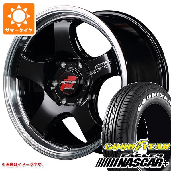 【タイヤ交換対象】ハイエース 200系用 2026年製 サマータイヤ グッドイヤー イーグル ＃1 ナスカープラス 215/65R16C 109/107R ホワイトレター MID レーシング R05HC 6.5-16 タイヤホイール4本セット