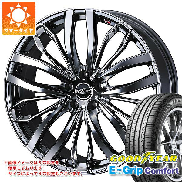 【タイヤ交換対象】サマータイヤ 165/45R16 74V XL グッドイヤー エフィシエントグリップコンフォート レオニス SC 5.0-16 タイヤホイール4本セット