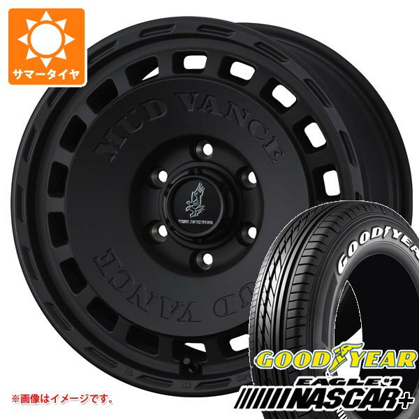 【タイヤ交換対象】トヨタ ハイエース 200系用 2026年製 サマータイヤ グッドイヤー イーグル ＃1 ナスカープラス 215/65R16C 109/107R ホワイトレター マッドヴァンス DX 6.5-16 タイヤホイール4本セット