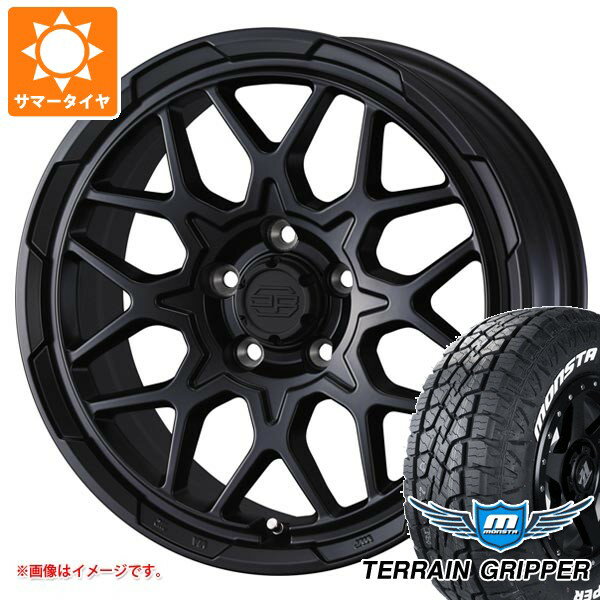 【タイヤ交換対象】ミツビシ エクリプスクロス GK系用 サマータイヤ モンスタ テレーングリッパー 215/70R16 107/105Q LT ホワイトレター スタットベルク2 7.0-16 タイヤホイール4本セット