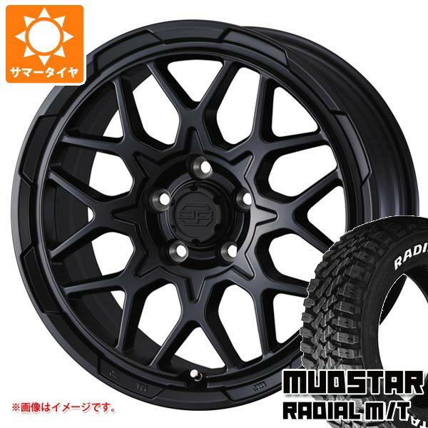 【タイヤ交換対象】ミツビシ エクリプスクロス GK系用 サマータイヤ マッドスター ラジアル M/T 215/70R16 100T ホワイトレター スタットベルク2 7.0-16 タイヤホイール4本セット