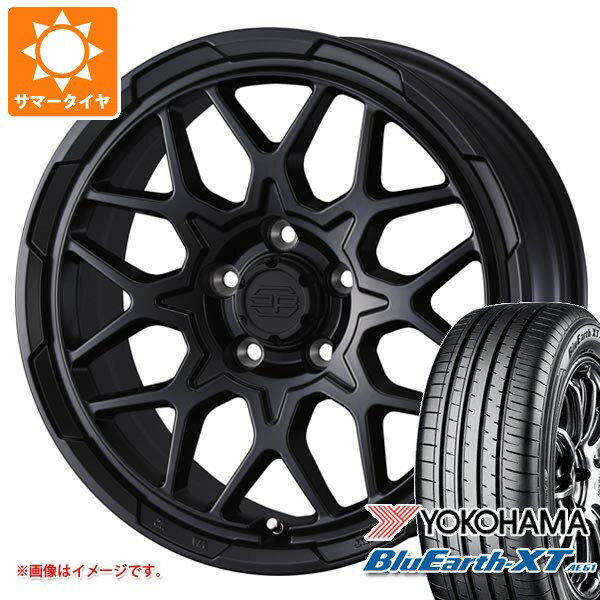 【タイヤ交換対象】ミツビシ エクリプスクロス GK系用 サマータイヤ ヨコハマ ブルーアースXT AE61 235/65R17 108V XL スタットベルク2 7.0-17 タイヤホイール4本セット