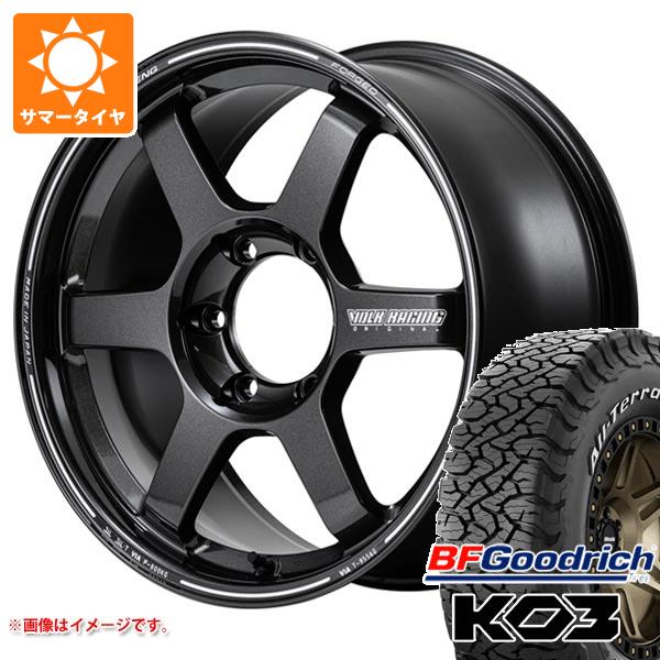 【タイヤ交換対象】ランドクルーザー300用 サマータイヤ BFグッドリッチ オールテレーンT/A KO3 LT265/65R18 117/114S ホワイトレター レイズ ボルクレーシング TE37 ラージP.C.D. プログレッシブモデル2 8.5-18 タイヤホイール4本セット