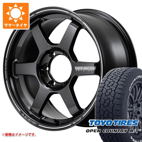 【タイヤ交換対象】ランドクルーザー300用 サマータイヤ トーヨー オープンカントリー A/T3 265/65R18 114H ホワイトレター レイズ ボルクレーシング TE37 ラージP.C.D. プログレッシブモデル2 8.5-18 タイヤホイール4本セット