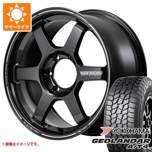 【タイヤ交換対象】トヨタ ランドクルーザー300用 サマータイヤ ヨコハマ ジオランダー A/T4 G018 265/65R18 114H ブラックレター レイズ ボルクレーシング TE37 ラージP.C.D. プログレッシブモデル2 8.5-18 タイヤホイール4本セット