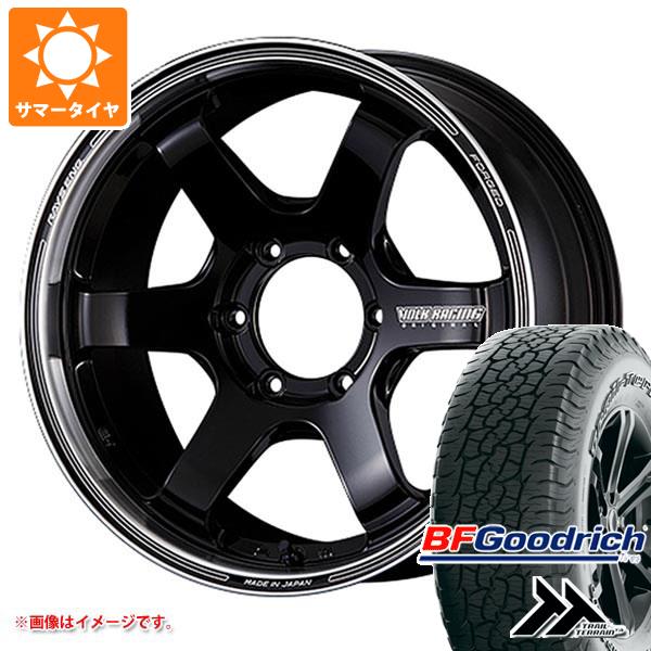 【タイヤ交換対象】ランドクルーザー プラド 150系用 サマータイヤ BFグッドリッチ トレールテレーンT/A 265/60R18 110T アウトラインホワイトレター レイズ ボルクレーシング TE37SB ツアラー 8.5-18 タイヤホイール4本セット