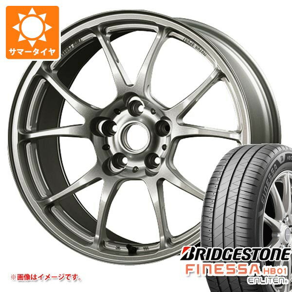 【タイヤ交換対象】サマータイヤ 235/40R18 95W XL ブリヂストン フィネッサ HB01 TWS モータースポーツ T66-F 8.5-18 タイヤホイール4本セット