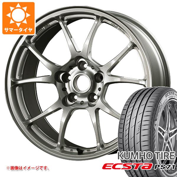 【タイヤ交換対象】サマータイヤ 205/45R16 87W XL クムホ エクスタ PS71 TWS モータースポーツ T66-F 7.0-16 タイヤホイール4本セット