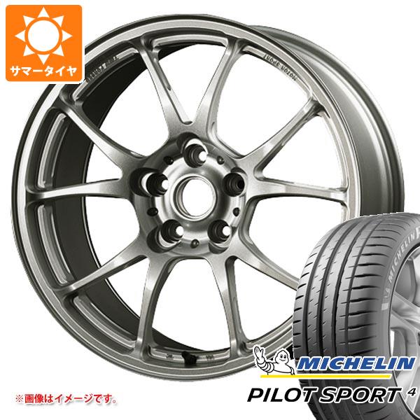 【タイヤ交換対象】サマータイヤ 205/55R16 (94Y) XL ミシュラン パイロットスポーツ4 TWS モータースポーツ T66-F 7.0-16 タイヤホイール4本セット