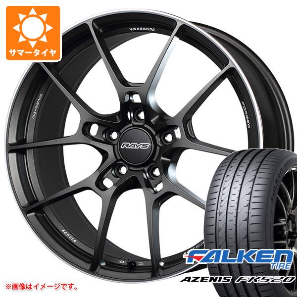 【タイヤ交換対象】サマータイヤ 235/40R19 96Y XL ファルケン アゼニス FK520L レイズ ボルクレーシング G025 8.0-19 タイヤホイール4本セット