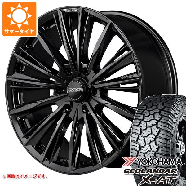 【タイヤ交換対象】ランドクルーザー300用 サマータイヤ ヨコハマ ジオランダー X-AT G016 LT275/55R20 120/117Q ブラックレター レイズ ベルサス クラフトコレクション ヴォウジェ 2223 リミテッド 8.0-20 タイヤホイール4本セット