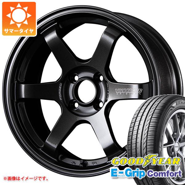 【タイヤ交換対象】サマータイヤ 165/50R15 73V グッドイヤー エフィシエントグリップコンフォート レイズ ボルクレーシング TE37 ソニック 5.0-15 タイヤホイール4本セット