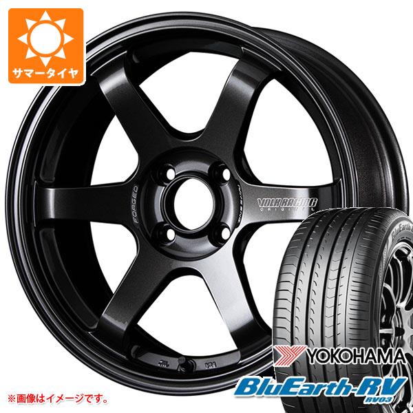 【タイヤ交換対象】2026年製 サマータイヤ 185/65R15 88H ヨコハマ ブルーアースRV RV03 レイズ ボルクレーシング TE37 ソニック 6.0-15 タイヤホイール4本セット