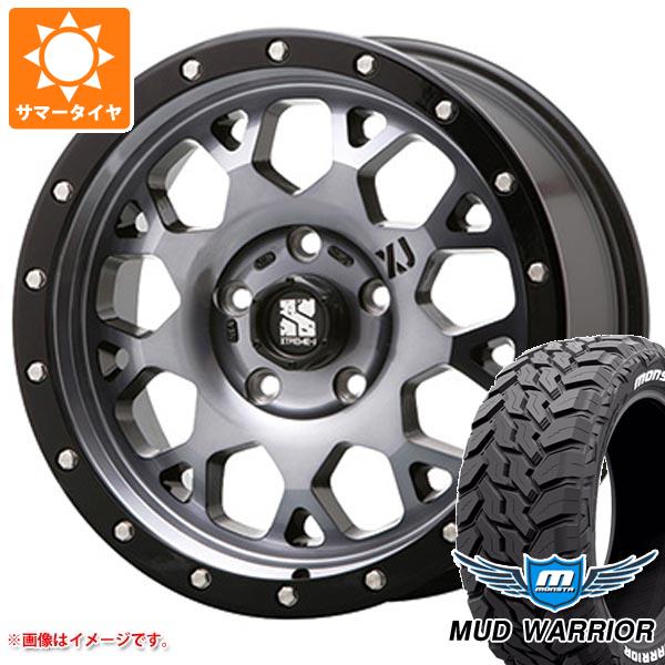 【タイヤ交換対象】ハイラックスサーフ215系用 サマータイヤ モンスタ マッドウォーリアー LT265/65R17 120/117Q ホワイトレター MLJ エクストリームJ XJ04 8.0-17 タイヤホイール4本セット