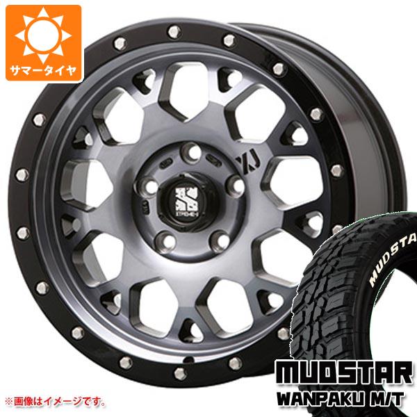 【タイヤ交換対象】アウトランダー GF/GG系用 サマータイヤ マッドスター ワンパク M/T 235/70R16 106S ホワイトレター MLJ エクストリームJ XJ04 7.0-16 タイヤホイール4本セット